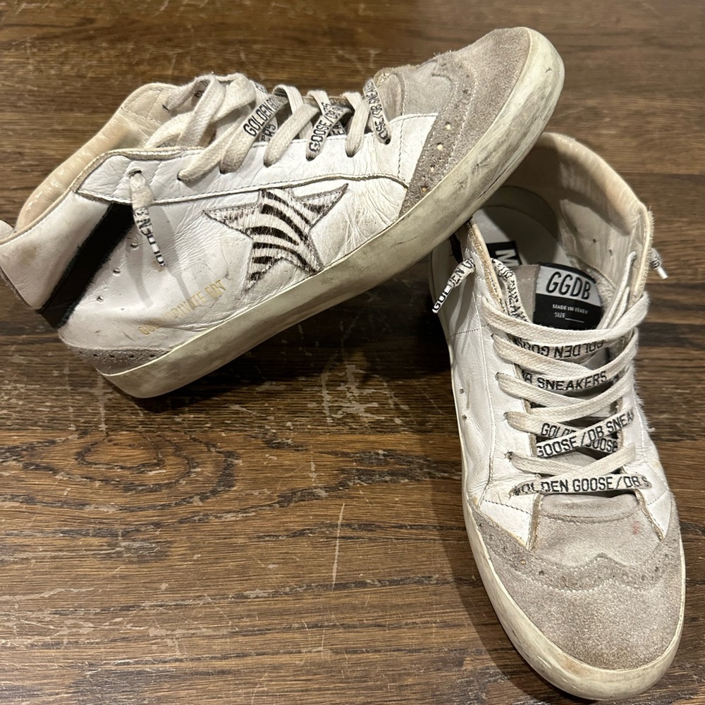 Golden goose white sneakers